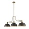 Z-Lite Melange 3 Light Chandelier, Heritage Brass & Bronze + Heritage Brass 725-3HBR-D12BRZ+HBR - alternate 1